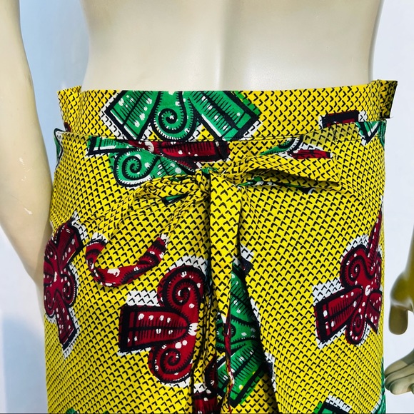 West African Senegal Top,Skirt And HEAD-WRAP - Picture 12 of 13